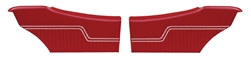 1970 Chevelle Interior Rear Side Panels, Pre-Assembled, Coupe, Pair