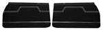 1971 - 1972 Chevelle Front Door Panels, Assembled, 2 Door Coupe & Convertible, Pair