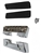 1964 - 1967 Chevelle Front Arm Rest Kit with Chrome Bases, Pads, and Hardware