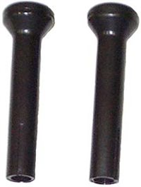 1968 - 1976 Chevelle Door lock knobs (black), Pair