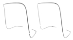 1968 - 1972 Molded Chevelle Bucket Seat Chrome Piping Trim Molding, Original Factory Style