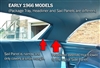 â€‹1966 (Early Production) Chevelle Headliner, Basketweave Material with Sail Panel Boards, 1st Design