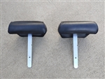 1968 - 1972 BENCH SEAT Headrest Assemblies, Pair GM Used