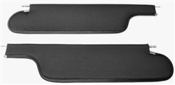 1968 - 1969 Chevelle Sunvisors Coupe, Ribbed Material, Pair