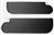 1971 - 1972 Chevelle Sunvisors, Coupe, Perforated, Pair