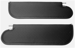 1971 - 1972 Chevelle Sunvisors, Coupe, Perforated, Pair