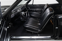 1966 Chevelle Interior kit (Chevelle/Malibu 2 door hardtop)(2 tone turquoise/aqua, with bench), Kit