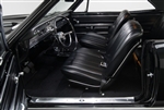 1966 Chevelle Interior Kit, Hardtop with Front Bucket Seats, Black