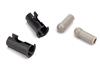 1964 - 1972 Chevelle Sunvisor Tips and Bushings Set, 4 Pieces