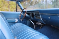 1968 Chevelle Interior Kit, 2 Door Hardtop, Black for Bench Front Seat