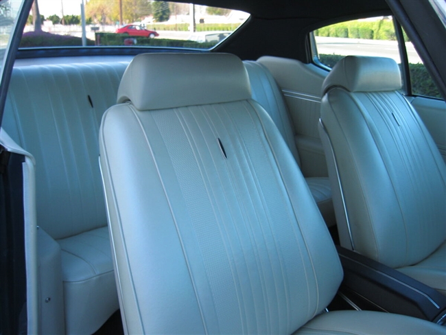 1968 Chevelle Interior Kit, 2 Door Hardtop, Black for Front Bucket Seats