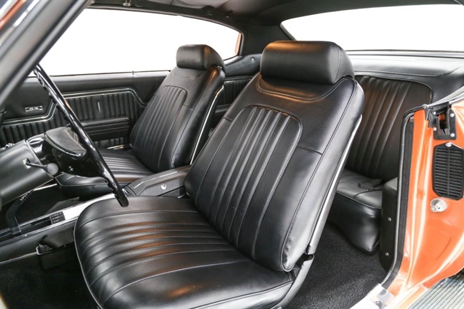 1971 - 1972 Chevelle Interior Kit, 2 Door Hardtop Coupe, Black for Front Bucket Seats