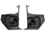 1964 - 1966 Chevelle Kick Panels with 80 watt 6-1/2" Coaxial Speakers for Non Factory Air Models, Pair