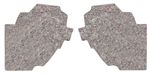 1968 - 1972 Chevelle Kick Panel Insulation Pads, Pre-Cut, Pair