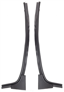 1970 - 1972 Chevelle Door Jamb Windlace Trims, OE Style, Pair