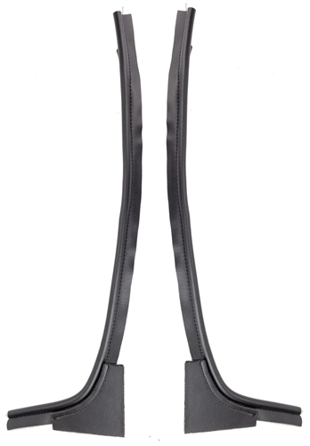 1970 - 1972 Chevelle Door Jamb Windlace Trims, OE Style, Pair