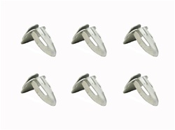 1966 - 1974 Chevelle / Nova Sail Panel Fastener Clip Set, 6 Pieces