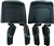 1966 Chevelle Bucket Seat Trim Panels, Bottom and Back, 6 Piece Set