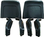 1966 Chevelle Bucket Seat Trim Panels, Bottom and Back, 6 Piece Set