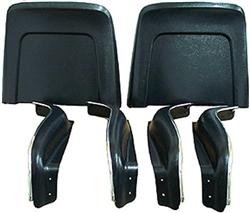 1966 Chevelle Bucket Seat Trim Panels, Bottom and Back, 6 Piece Set