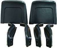 1967 Chevelle Bucket Seat Trim Panels, Bottom and Back, 6 Piece Set