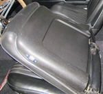 1968 Chevelle Bucket Seat Back Trim Panels, Pair Black