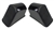 1967 - 1972 A-body Bucket / Bench, Standard Seat Belt Retractor Covers, PAIR