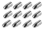 1966 - 1972 Chevelle and 1968 - 1972 Bucket Seat Chrome Trim End Caps