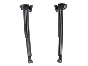 1969 - 1972 Bucket Seat Headrest Plastic Track Guides, Pair (Does 1 Seat)