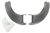 1966 - 1972 Chevelle Bench Seat Hinge Plastic Covers with Special Mounting Button Clips, Pair