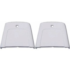 1969 - 1972 Chevelle Bucket Seat Back Trim Panels, Pair Bright White