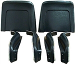 1968 Chevelle Bucket Seat Trim Panels, Bottom and Back, 6 Piece Set