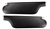 1965 - 1967 Chevelle CONVERTIBLE Sunvisors, Madrid Grain Black Vinyl, Pair