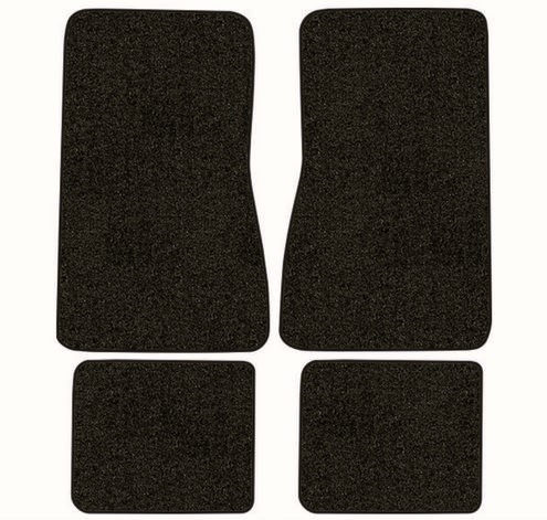 Image of the 1968 - 1974 Chevy Nova Front and Rear 80/20 Loop Carpeted with Grippers Floor Mats Set