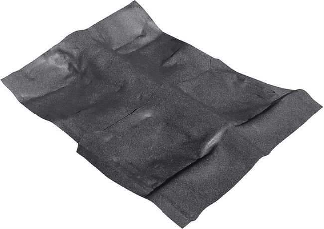 Image of 1968 - 1972 Nova Rubber Mat Style Molded VINYL Flooring for Front Bucket Seat Models Without a Console
