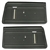 1968 Nova Door Panels Set, Standard Interior, Front, Pre-Assembled, Pair