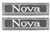 1969 - 1972 Nova Door Panel Emblems "Nova", Pair