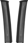 1968 - 1972 Nova Interior B Pillar Post Quarter Panels Moldings, Pair