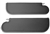 1968 - 1974 Nova Sunvisors, OE Style Perforated Material, Color Choice Pair