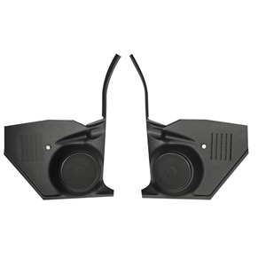 1968 - 1972 Nova Kick Panels with 80 watt 6-1/2" Coaxial Speakers and Fresh Air Vents for Non-Air Models, Pair