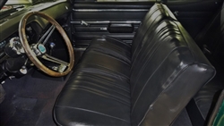 1968 Nova Front Bench Seat Covers with the Deluxe or Factory Custom Interior Option