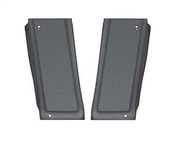 1975 - 1979 Nova Quarter Window Post Moldings, Black Plastic Pair