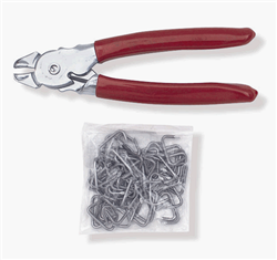 Chevelle and Nova Hog Ring and Pliers Upholstery Installation Set, Premium Quality with Angle Head Tool