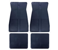 1973 - 1981 Chevelle, Malibu, or Nova Floor Mats Set, Original GM Style, Dark Blue