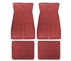 1973 - 1981 Chevelle, Malibu, or Nova Floor Mats Set, Original GM Style, Red
