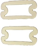 1967 - 1968 Chevelle Parking Light Lens Gasket Seals, Pair