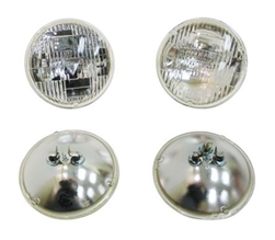 1968 - 1970 Chevelle Factory Original Style T3 Headlight Headlamp Set, 4 Piece Kit