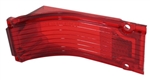 1966 Chevelle Outer Tail Light Lens, Red, Each
