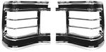 1967 Chevelle Tail Light Bezels Set, Pair