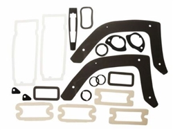 1968 Chevelle Exterior Gaskets Set, Paint and Light Lenses, 2 Door Hardtop & Convertible